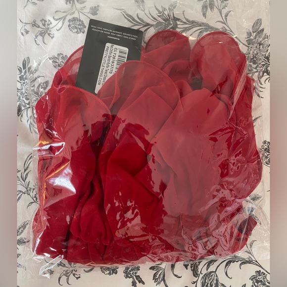 PLT Red Chiffon Ruffle Dress - Picture 8 of 8